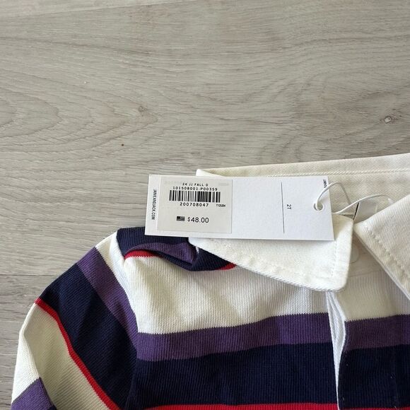 Janie and Jack Striped Rugby Shirt Merchant Marine Stripe 2T NWT - Picture 3 of 4